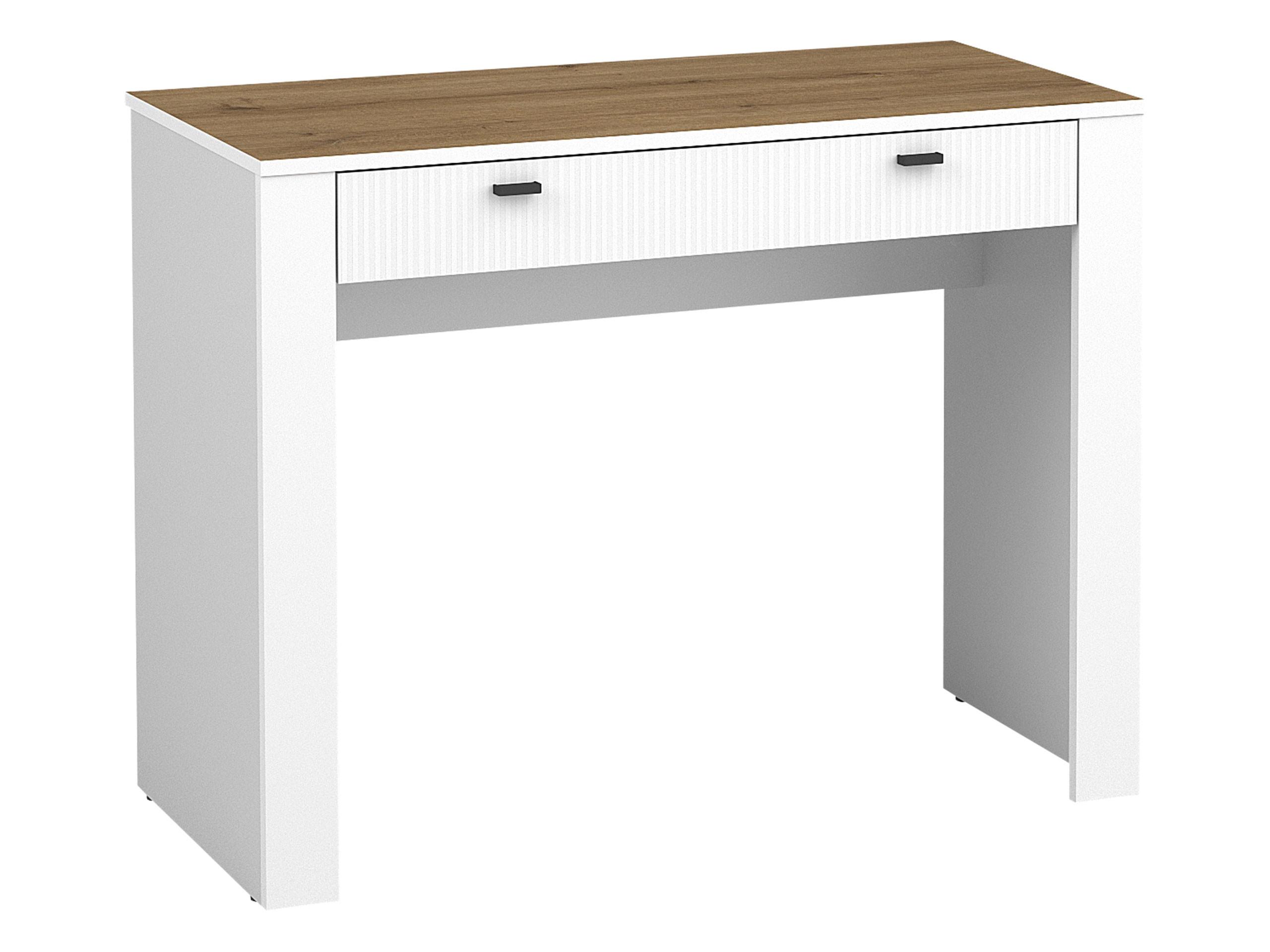 SCHMINKTISCH Mossa MO10 - Schwarz/Weiß, Holzwerkstoff/Kunststoff (102/50/79cm) - MIRJAN24
