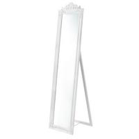 STANDSPIEGEL Arezzo - Weiß, Glas/Holz (28.5/160/140cm) - [en.casa]