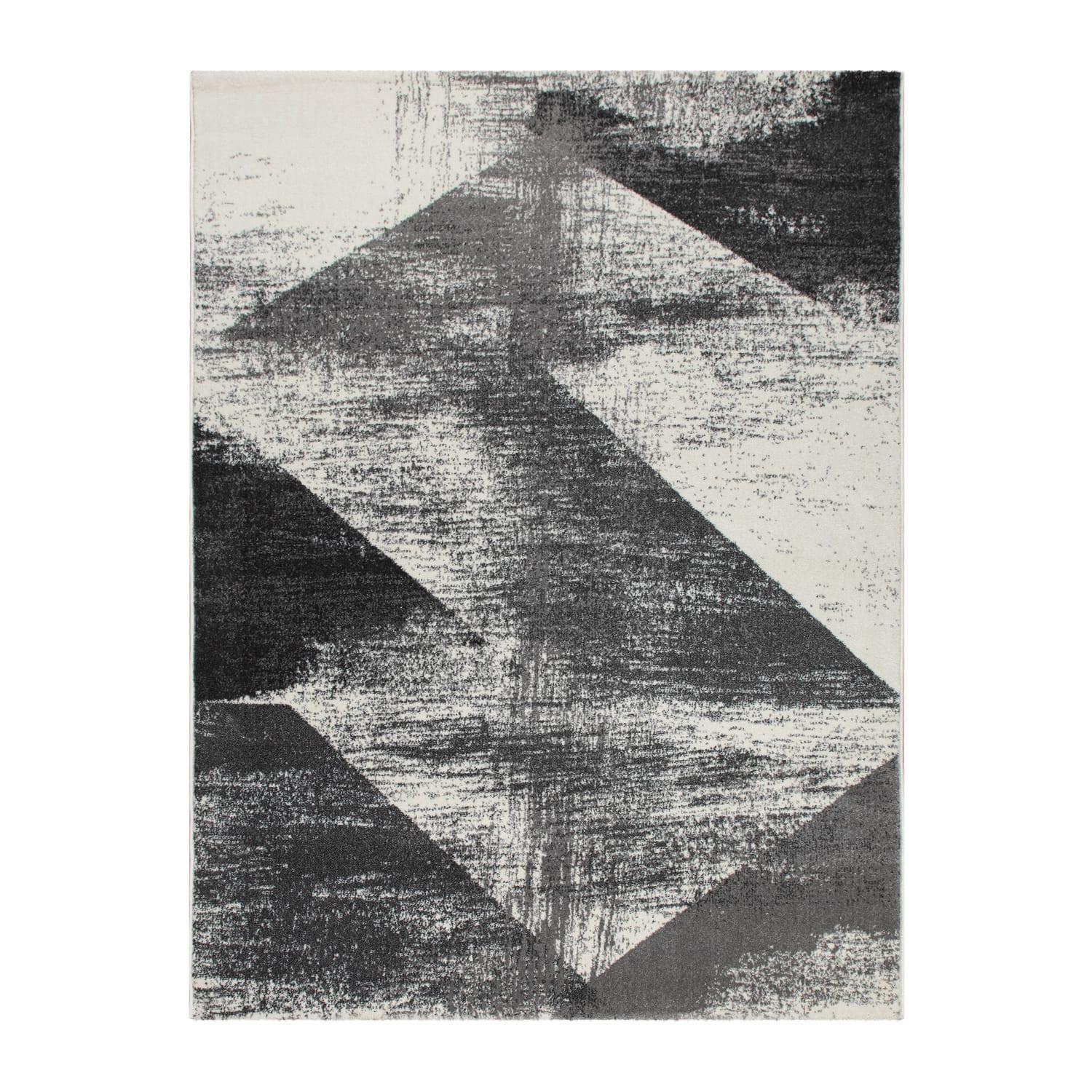 KURZFLORTEPPICH, mit Farbverlauf, aus Polypropylen, Anthrazit, 160 x 230 cm - Anthrazit, Textil (160/230cm) - KADIMA DESIGN