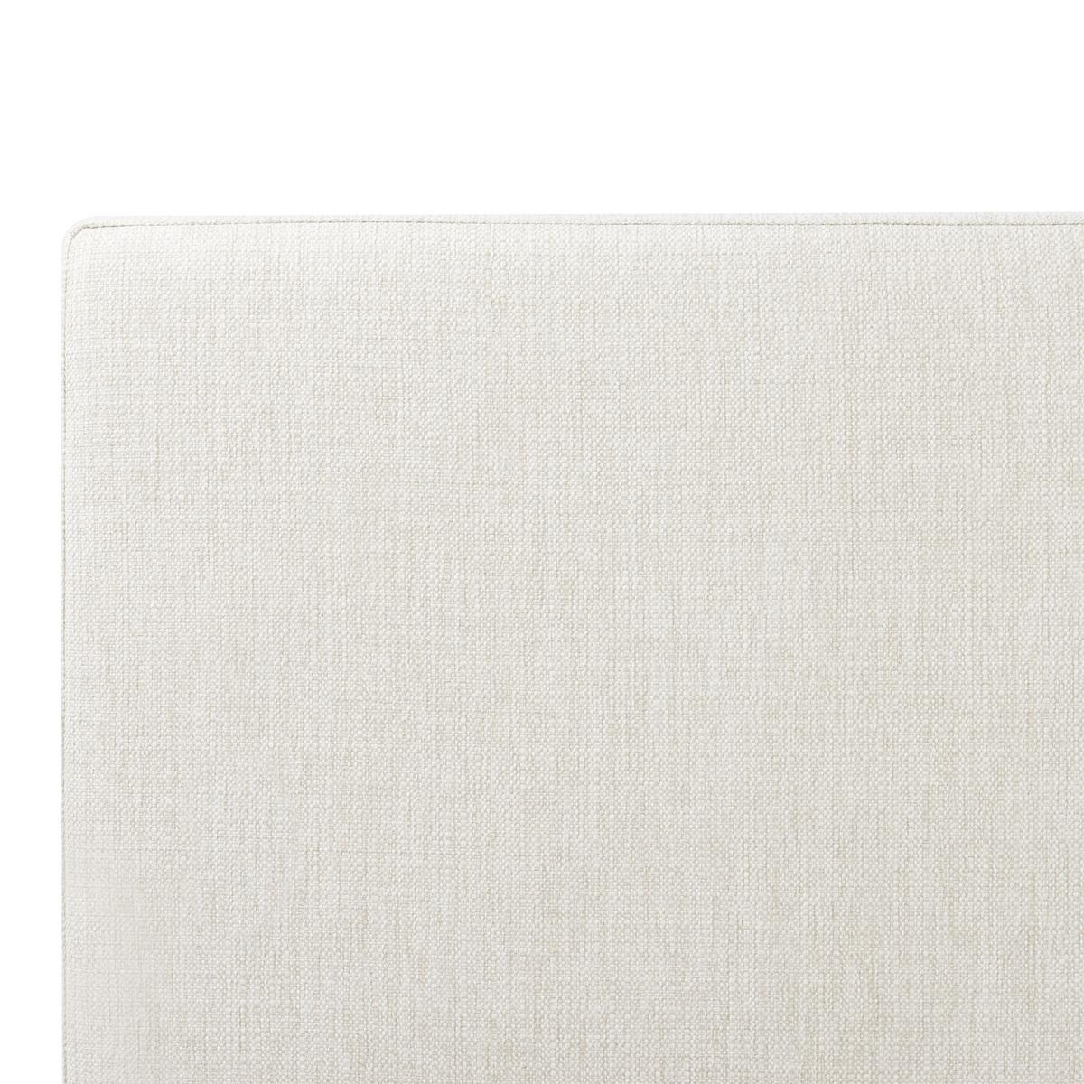 BETT mit Stauraum 180/200 cm Stoff Cremeweiß Castelnavet - Creme, Textil (180/200cm) - Beliani