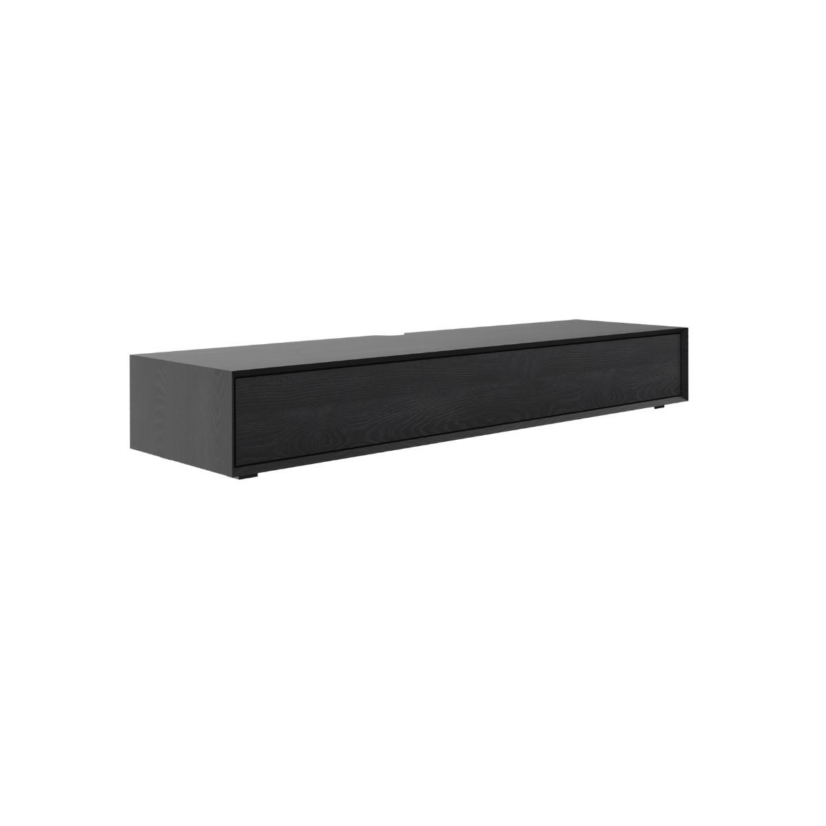 SIDEBOARD mit 1 Klappe 22/160/43 cm - Eichefarben, Holzwerkstoff (160/22/43cm) - Calicosy