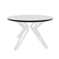 ESSTISCH ausziehbar aus MDF, Weiß - Weiß, Holzwerkstoff (120/120/76cm) - Idohome