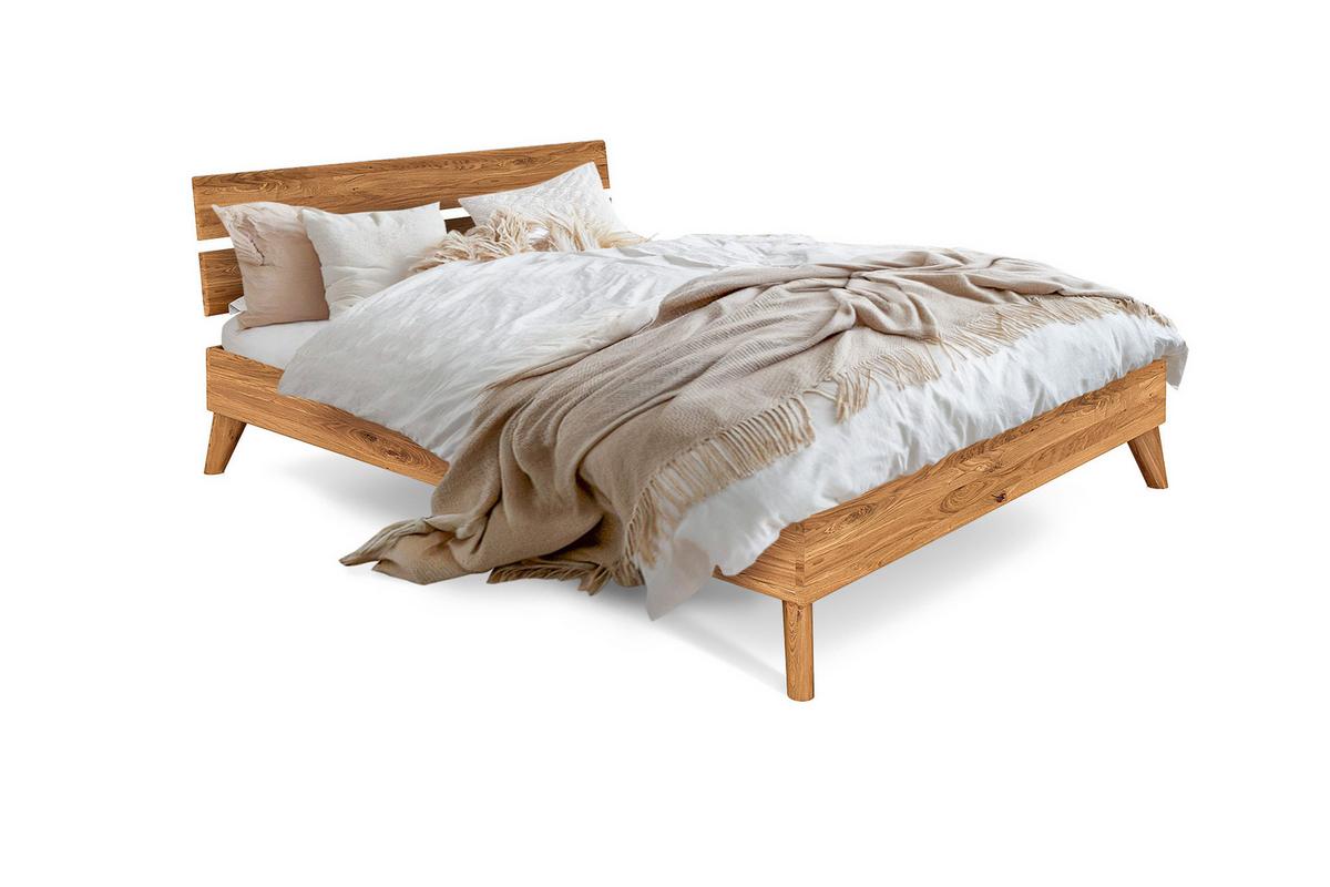 GREG 2 BETT Wildeiche - Wildeiche, Holz (80/200cm) - byoak