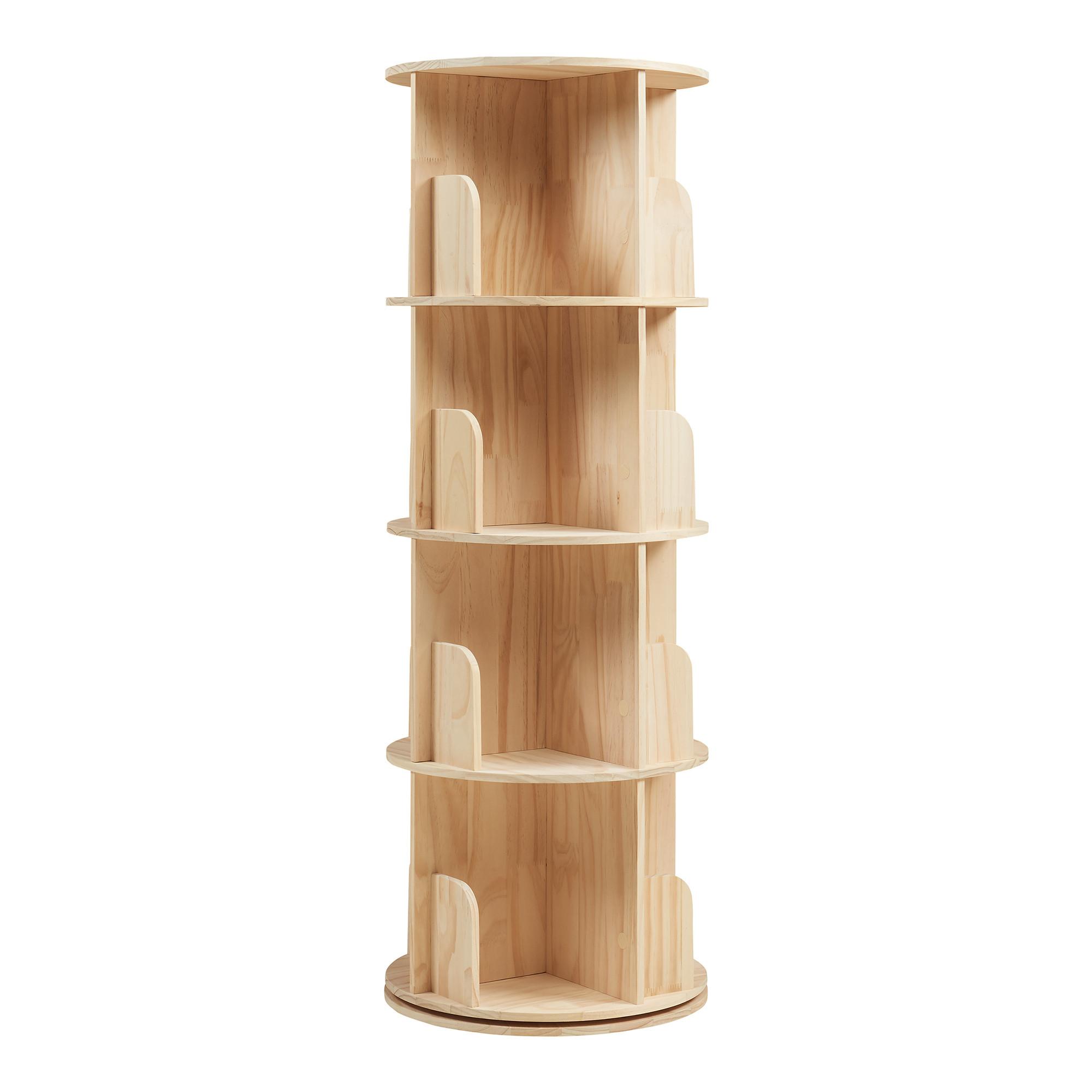 KINDERREGAL Chasek - Naturfarben, Holz (44/125/44cm) - [en.casa]