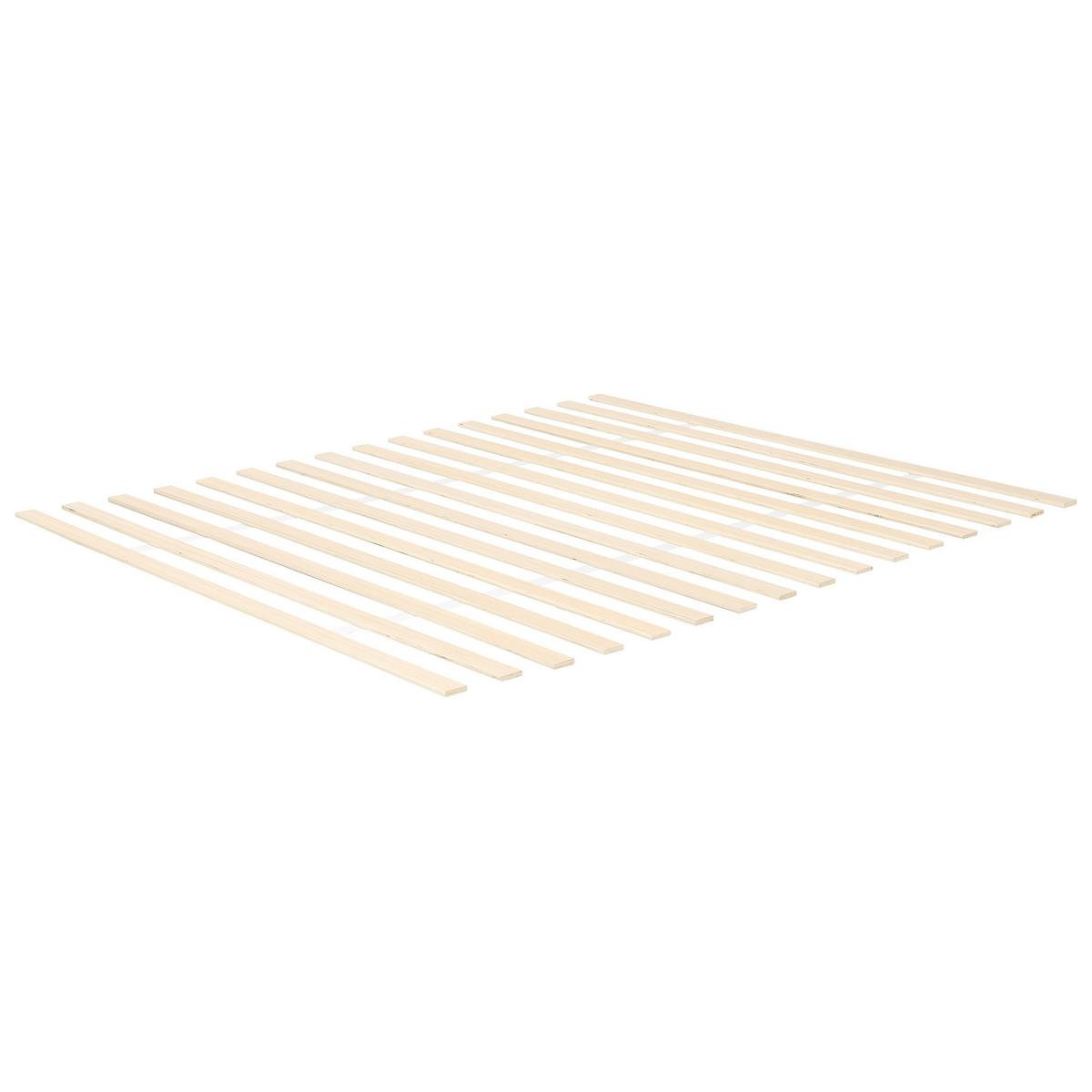 BETT mit Lattenrost 180/200 Bouclé Taupe Bayel - Taupe, Textil (180/200cm) - Beliani