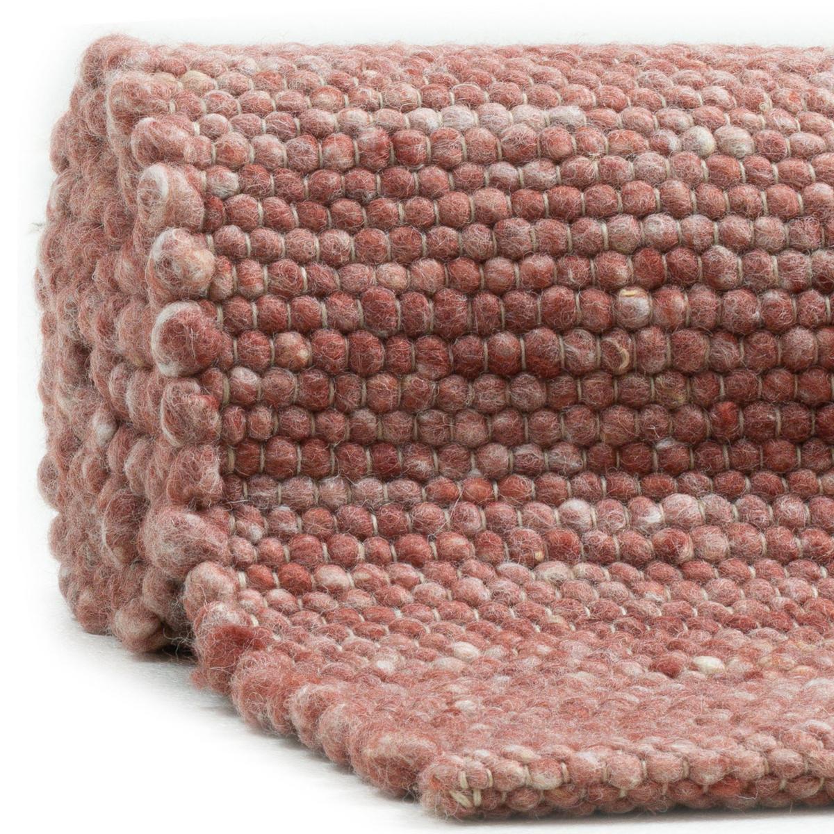 HANDWEBTEPPICH Atlas 40x60 cm - Rot, Textil (40/60cm) - Rug and Roll