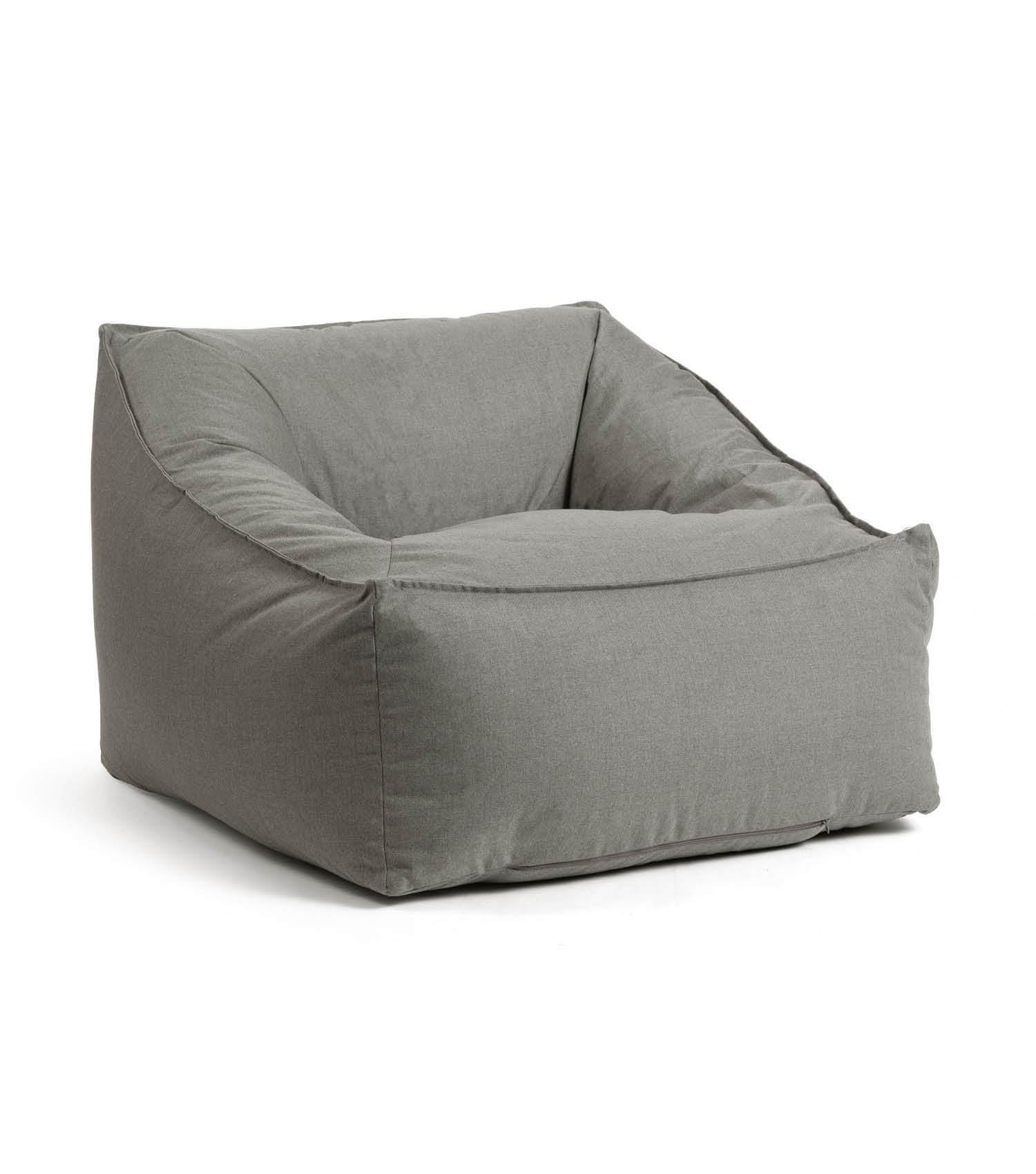 OUTDOOR SITZSACK Der Sunnyboy - Dunkelgrau, Textil (80/60/83cm) - Mokebo