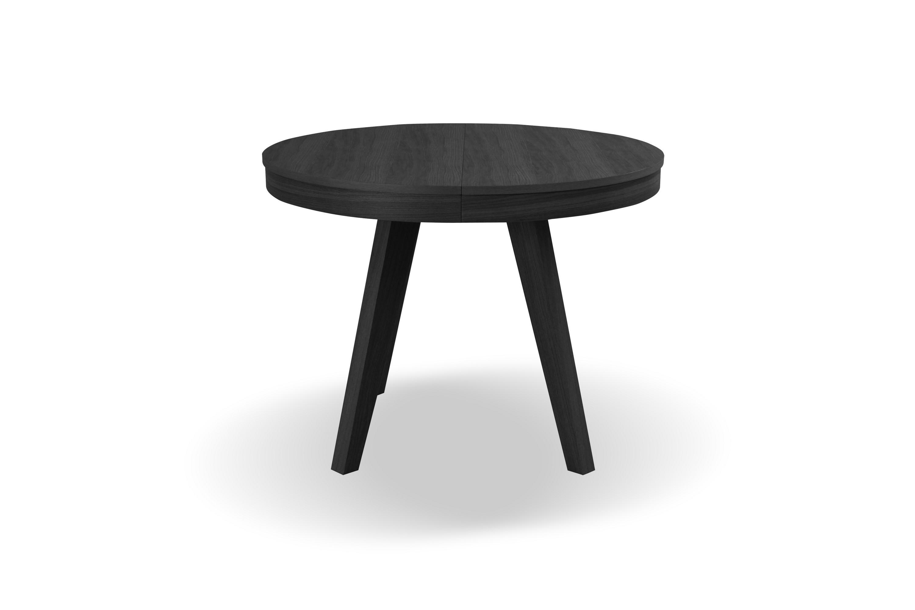 ESSTISCH PICCOLO Ausziehbar 100 - 200 / 100 x 76 cm - Schwarz, Holz (100/100/76cm) - MASSENO