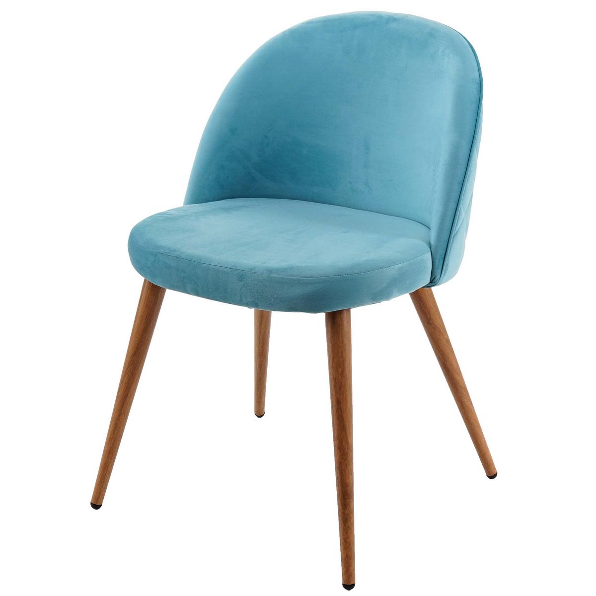 ESSZIMMERSTUHL Türkis 2er-Set - Türkis, Textil (48/77/46cm) - MCW