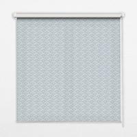 INNENROLLO - Fensterrollo - Rollo - 100x180 cm - Halbkreis - Blau, Kunststoff (100/180/0.5cm) - TULUP