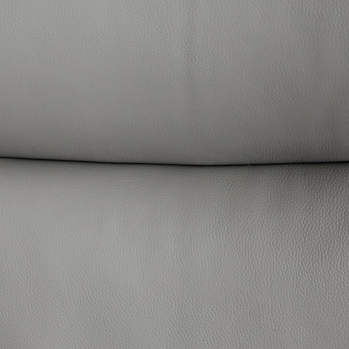 RELAXSESSEL MIT HOCKER Grau - Grau, Textil (117/110/77cm) - MCW