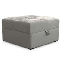 POUF MIZA Beige 65x65 cm - Beige, Textil (65/38/65cm) - MASSENO