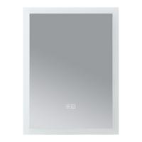 BADEZIMMERSPIEGEL Scafa - Weiß, Glas/Metall (45/60/3cm) - pro.tec