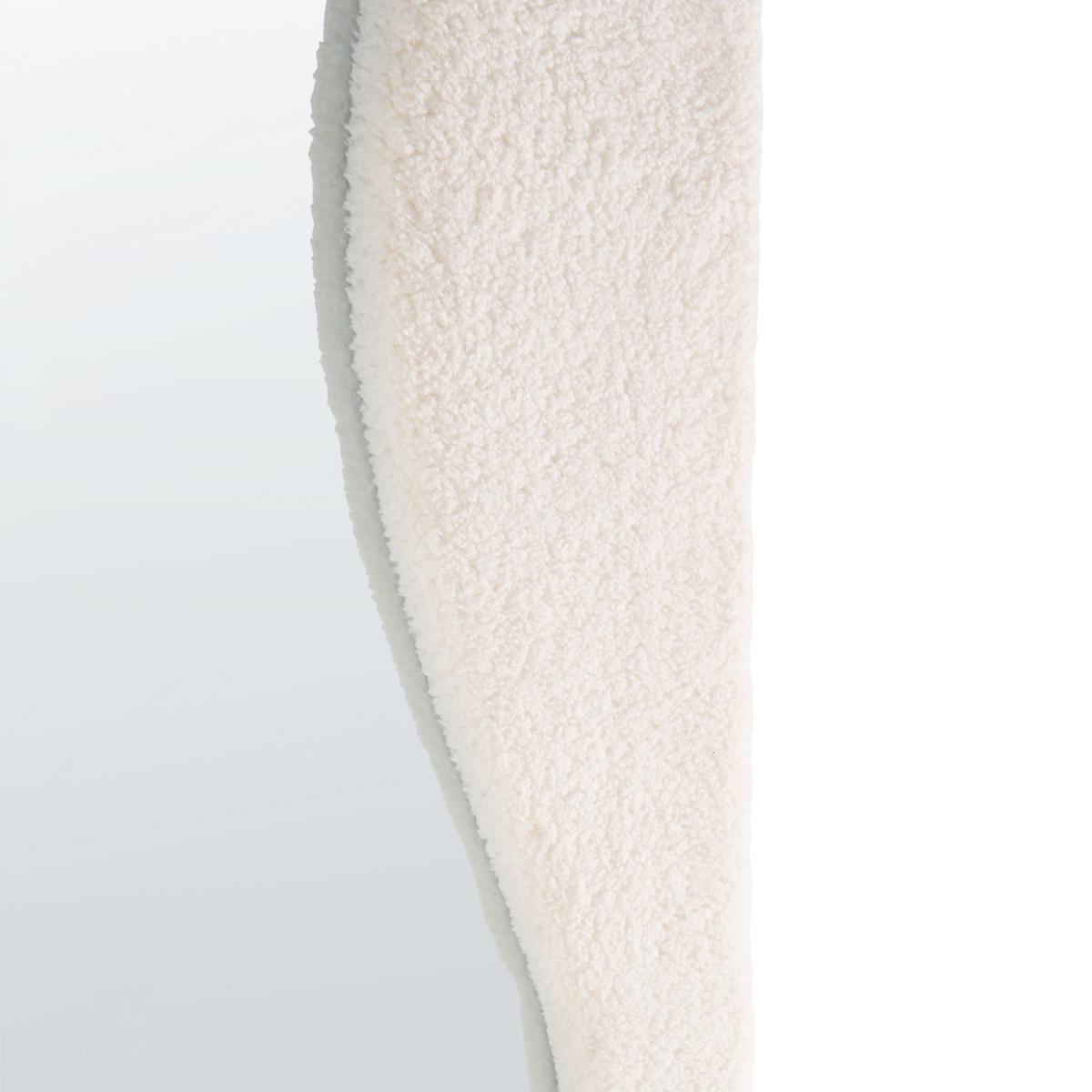 WANDSPIEGEL 70/170 cm Cremeweiß Quimper - Creme, Textil (70/170/5cm) - Beliani