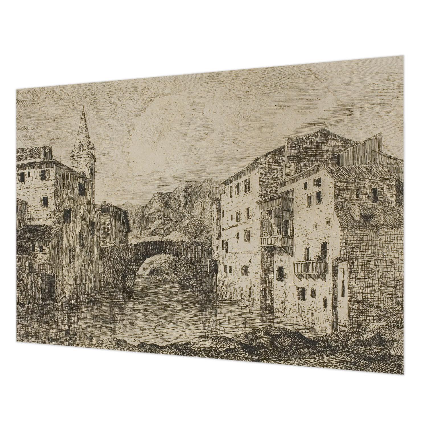 FOTOTAPETE 312x219 cm - Stadtpanorama - Blau, Textil (312/219cm) - Wallfluent