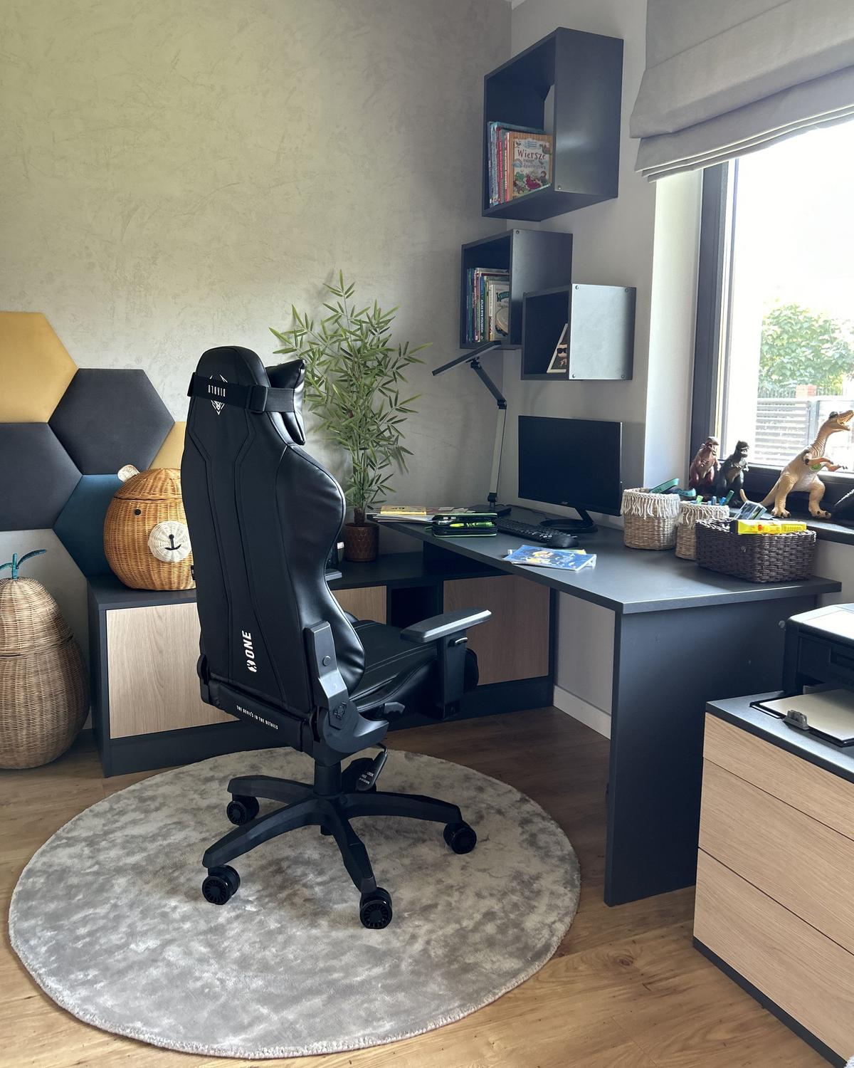 KURZFLOR-TEPPICH Gesi II 140/140 cm - Grau, Naturmaterialien (140/140cm) - Beliani
