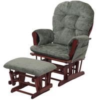 RELAXSESSEL Grün, Braun - Braun/Grün, Textil (75/100/71cm) - MCW