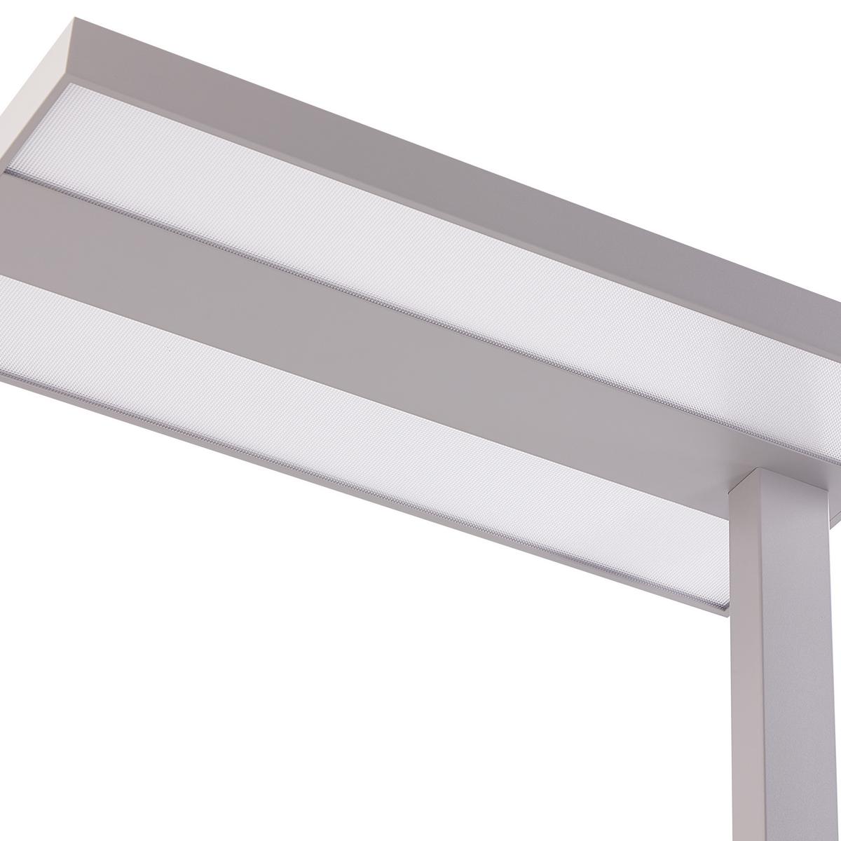 STEHLAMPE Taurus 61/29/197 cm - Silberfarben, Metall (61/29/197cm) - Beliani
