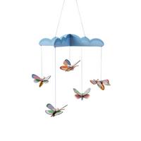 DEKOFIGUR Mobil Flugmotten 36.2/6.4 cm - Multicolor, Wellpappe (0.38/6.4/36cm) - Studio Roof