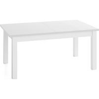 ESSTISCH Lindberg Weiß ausziehbar verlängerbar rechteckig, Weiß 150-190/90/77 cm - Weiß, Holz/Holzwerkstoff (80/190/76.5cm) - WFL GROUP