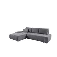 ECKSOFA Vogar In Poso - Grau, Holzwerkstoff/Textil (265/185cm) - Fun Möbel