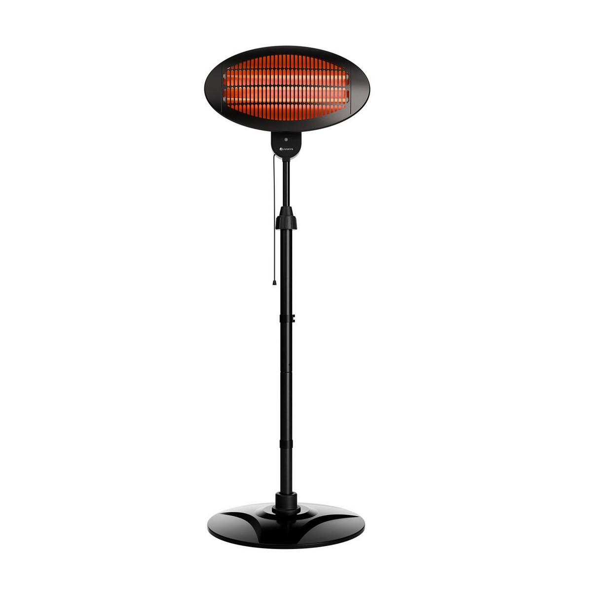 INFRAROTSTRAHLER 2000W - Schwarz, Metall (50/170/50cm) - Juskys