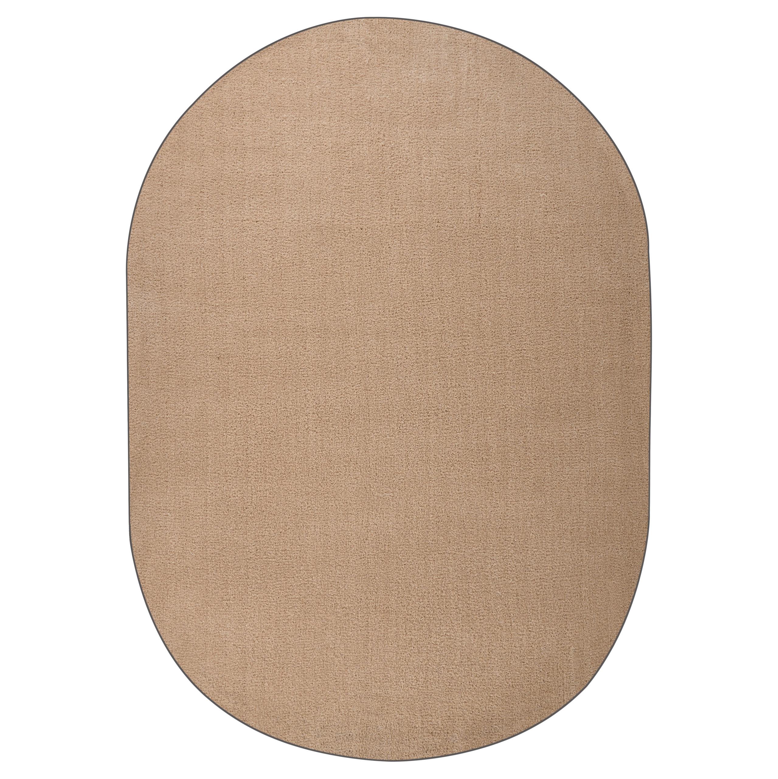 SHAGGY-TEPPICH Sandbeige 160/230 cm Demre - Sandfarben/Beige, Textil (160/230cm) - Beliani
