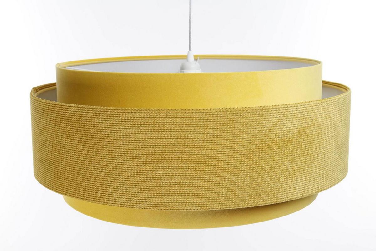 HÄNGELEUCHTE Weiß 60/25 cm - Gelb, Kunststoff (60/1/25cm) - ONZENO