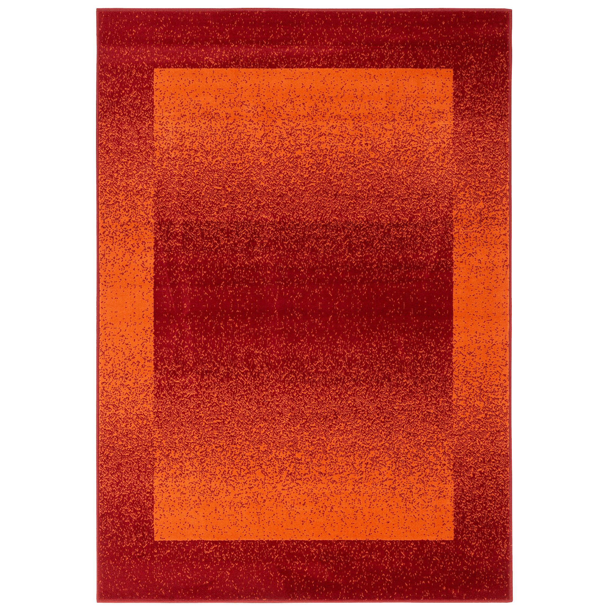DESIGNER TEPPICH SAMBA MODERN BORDÜRE - Terracotta, Textil (140/200cm) - Pergamon