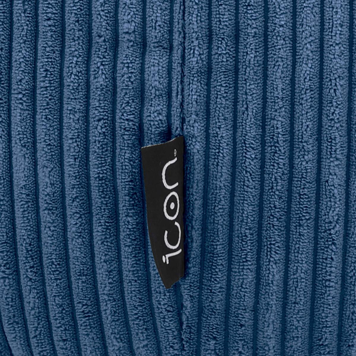 SITZSACK Sessel aus Cord 2-tlg. - Blau, Textil (82/76/82cm) - icon