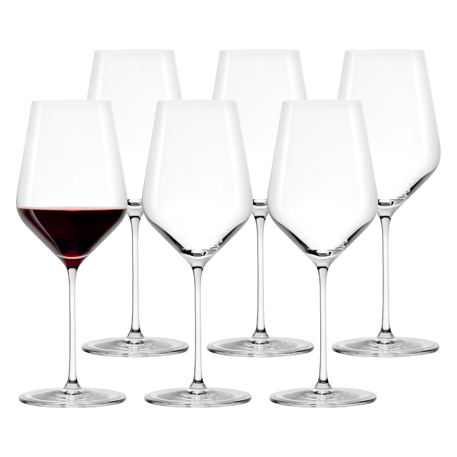 ROTWEINGLÄSER Starlight transparent 510 ml 6er Set - Transparent, Glas (0.51L) - Stölzle Lausitz