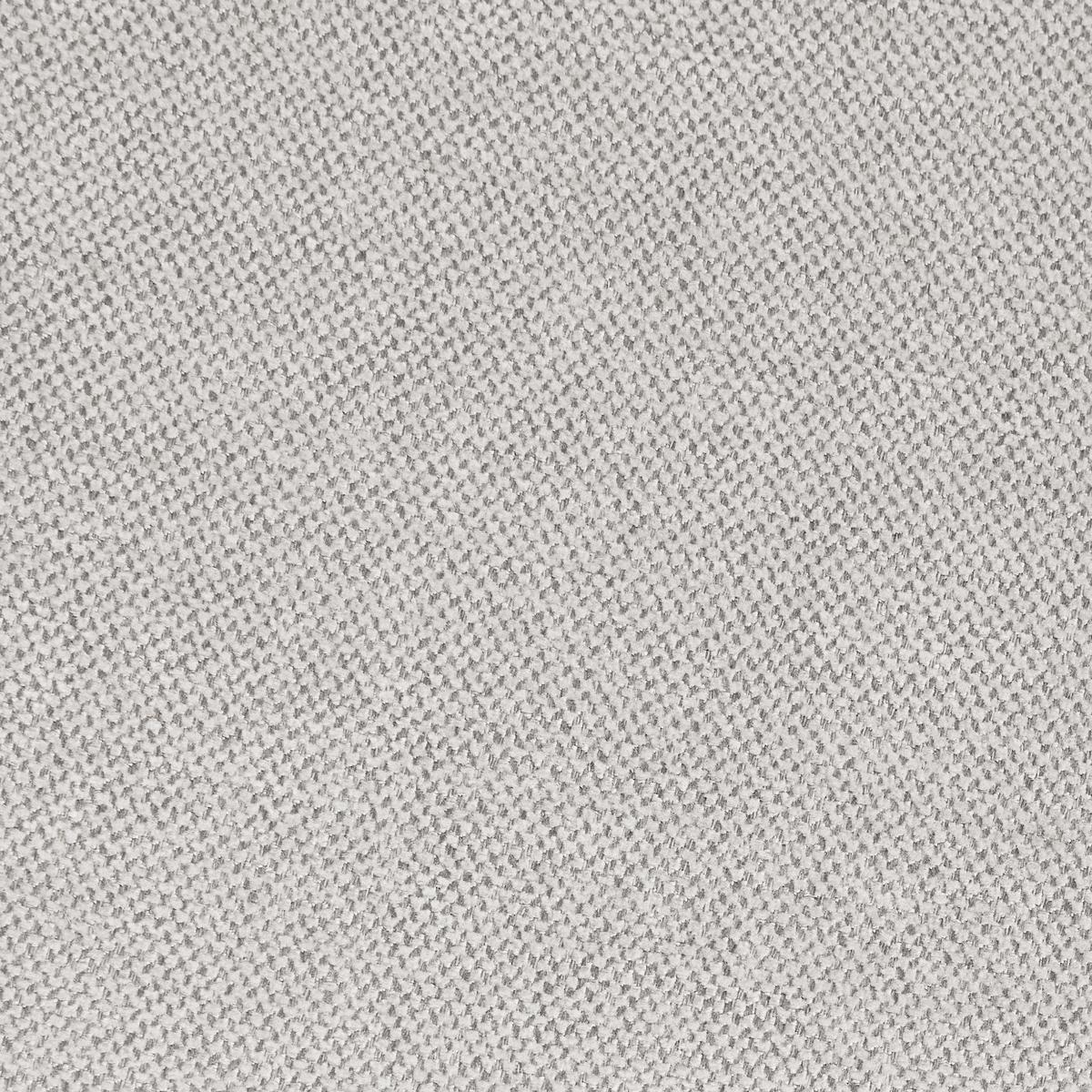 POUF Stoff Hellgrau Kansas - Hellgrau, Textil (38/39/38cm) - Beliani