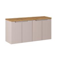 WASCHTISCHUNTERSCHRANK 120cm Riva Kaschmir - Beige, Holzwerkstoff (120/57/40cm) - Petits-meubles