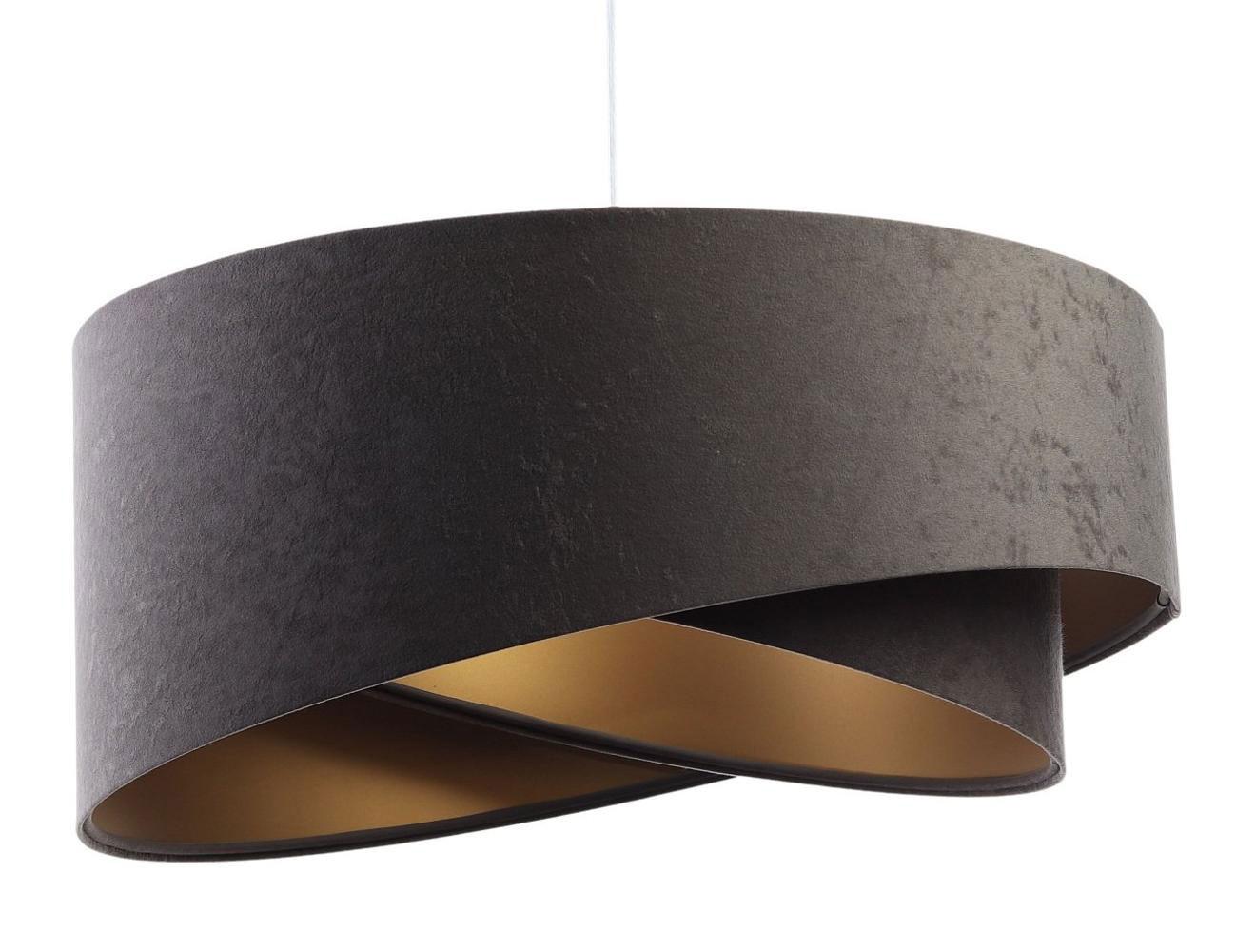 HÄNGELEUCHTE Grau 50/23 cm - Goldfarben, Kunststoff (50/1/23cm) - ONZENO