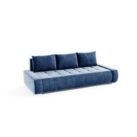 SCHLAFSOFA Vogar In Monolith - Blau, Holzwerkstoff/Textil (240/85/110cm) - Fun Möbel