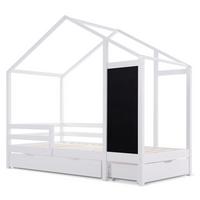 HAUSBETTEN Weiß - Weiß, Holz (208/177/96cm) - Urban Meuble