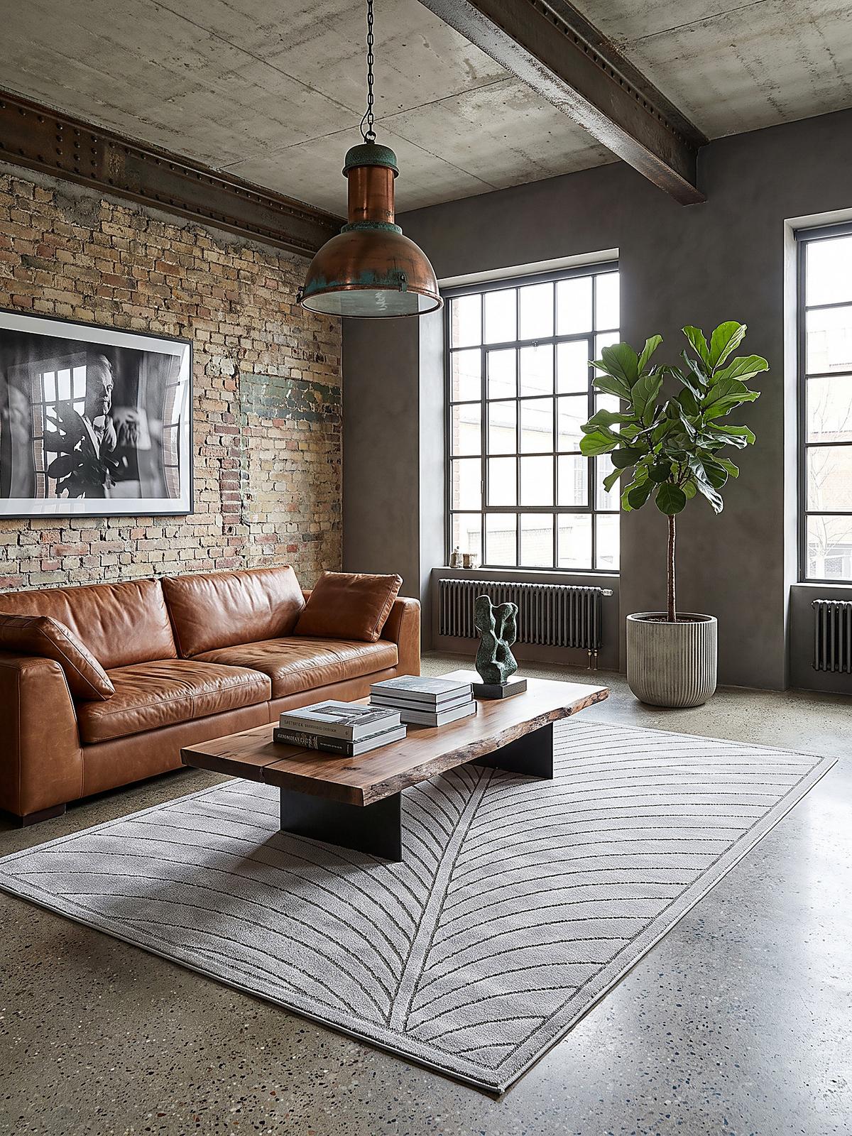 TEPPICH Outdoor, Fußbodenheizung-geeignet, mit Blattmotiv, aus Polypropylen, ENGADIN in Silbergrau, 120 x 170 cm - Grau, Textil (120/170cm) - KADIMA DESIGN