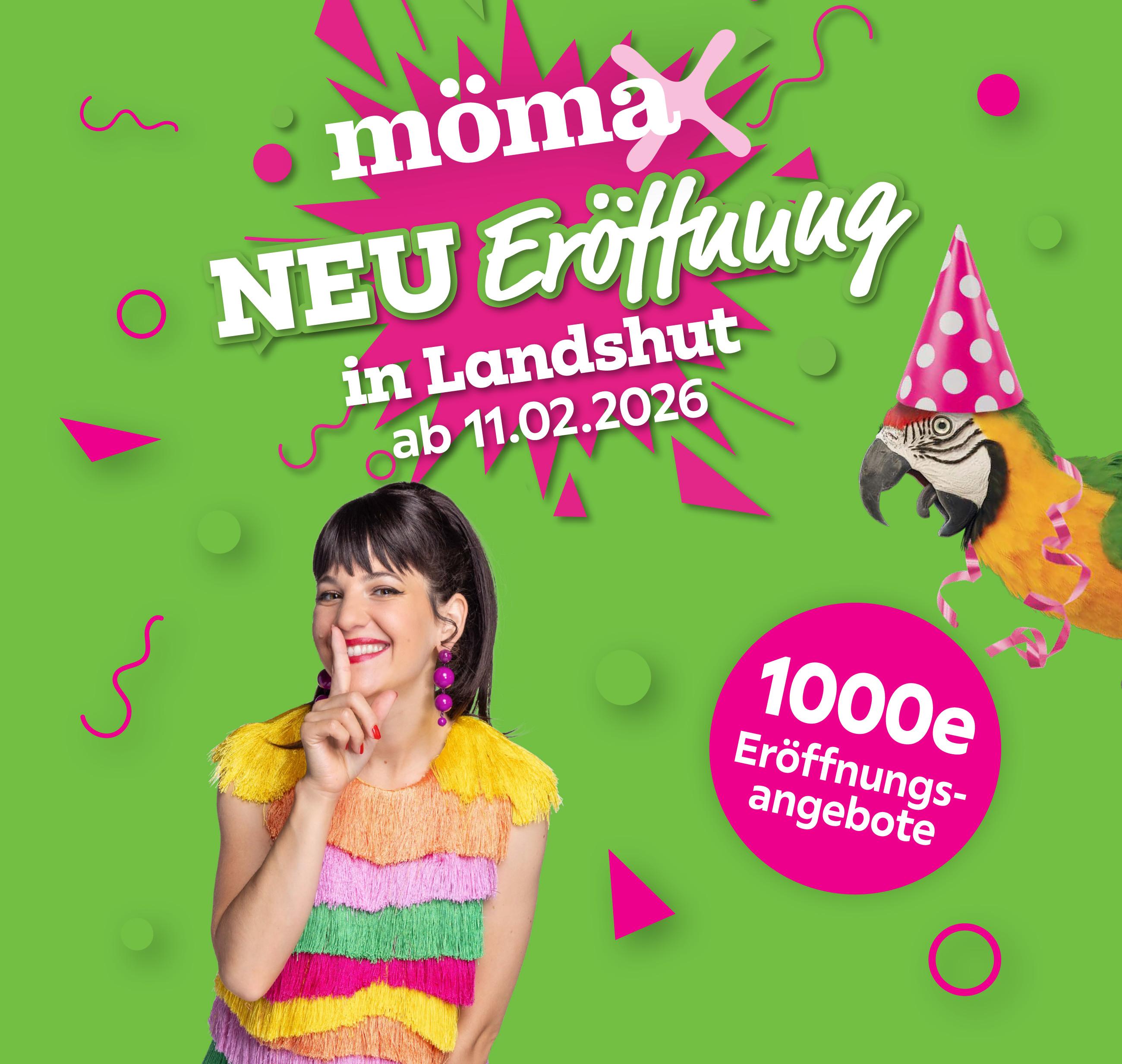 mömax Neu Eröffnung in Landshut