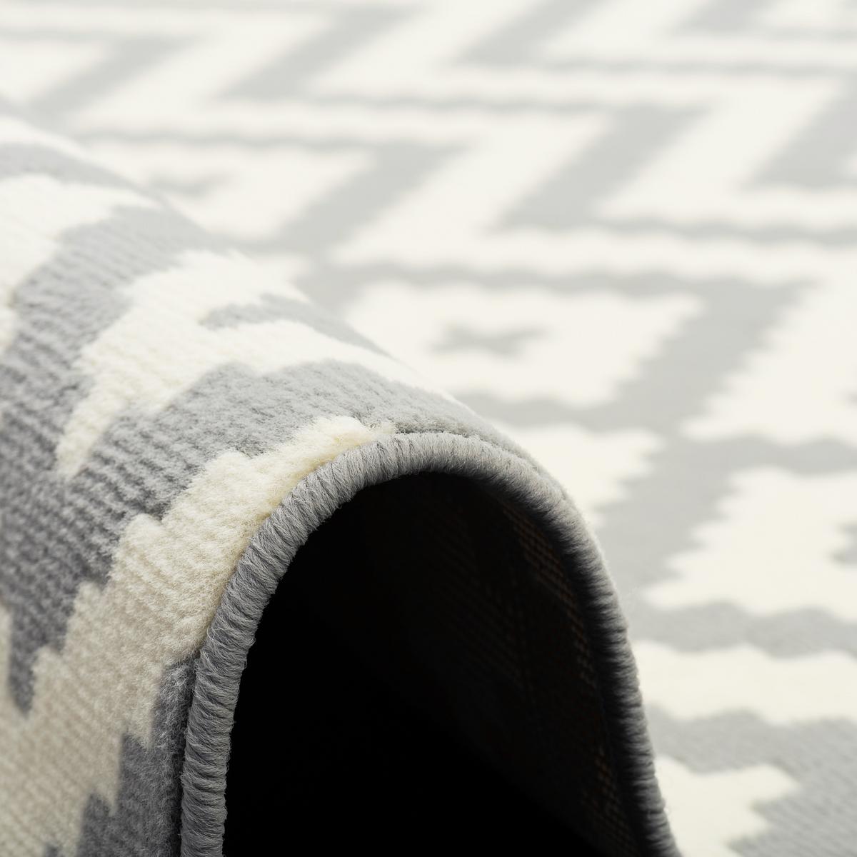 TEPPICH MODERN TRENDLINE RAUTEN - Grau, Textil (140/200cm) - Pergamon
