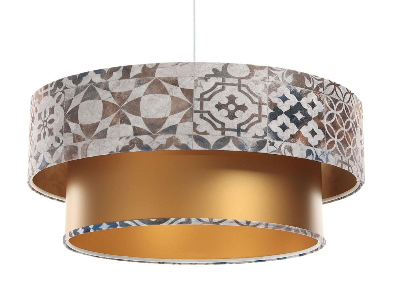 HÄNGELEUCHTE Gold 40/20 cm - Goldfarben, Kunststoff (40/1/20cm) - ONZENO