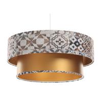 HÄNGELEUCHTE Gold 40/20 cm - Goldfarben, Kunststoff (40/1/20cm) - ONZENO