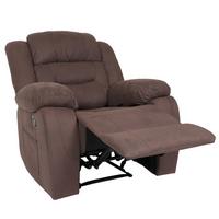 FERNSEHSESSEL XXL Braun - Braun/Grau, Textil (95/103/88cm) - MCW
