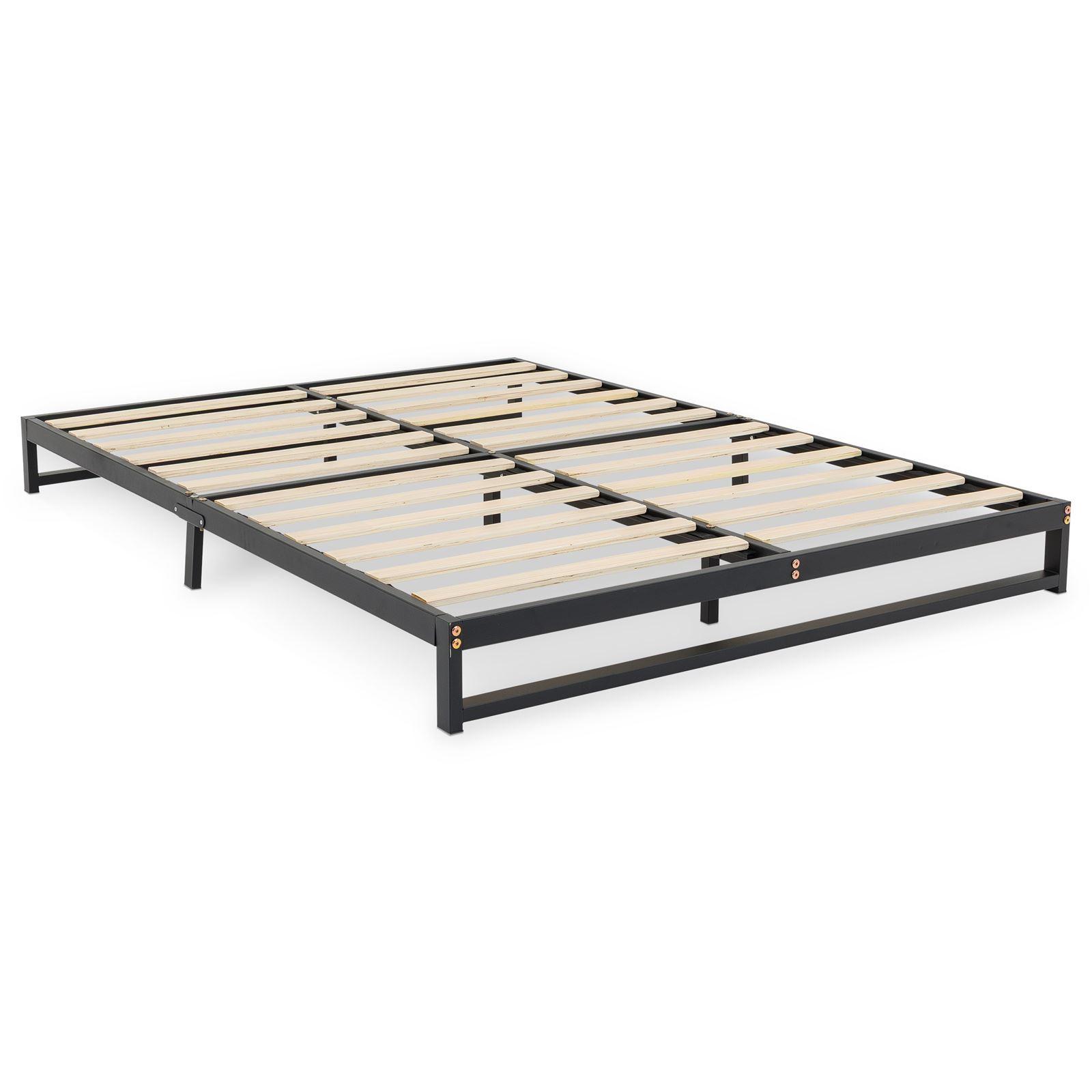 FUTONBETT MITI 140x190 cm schwarz - Schwarz, Metall (140/190cm) - IDIMEX