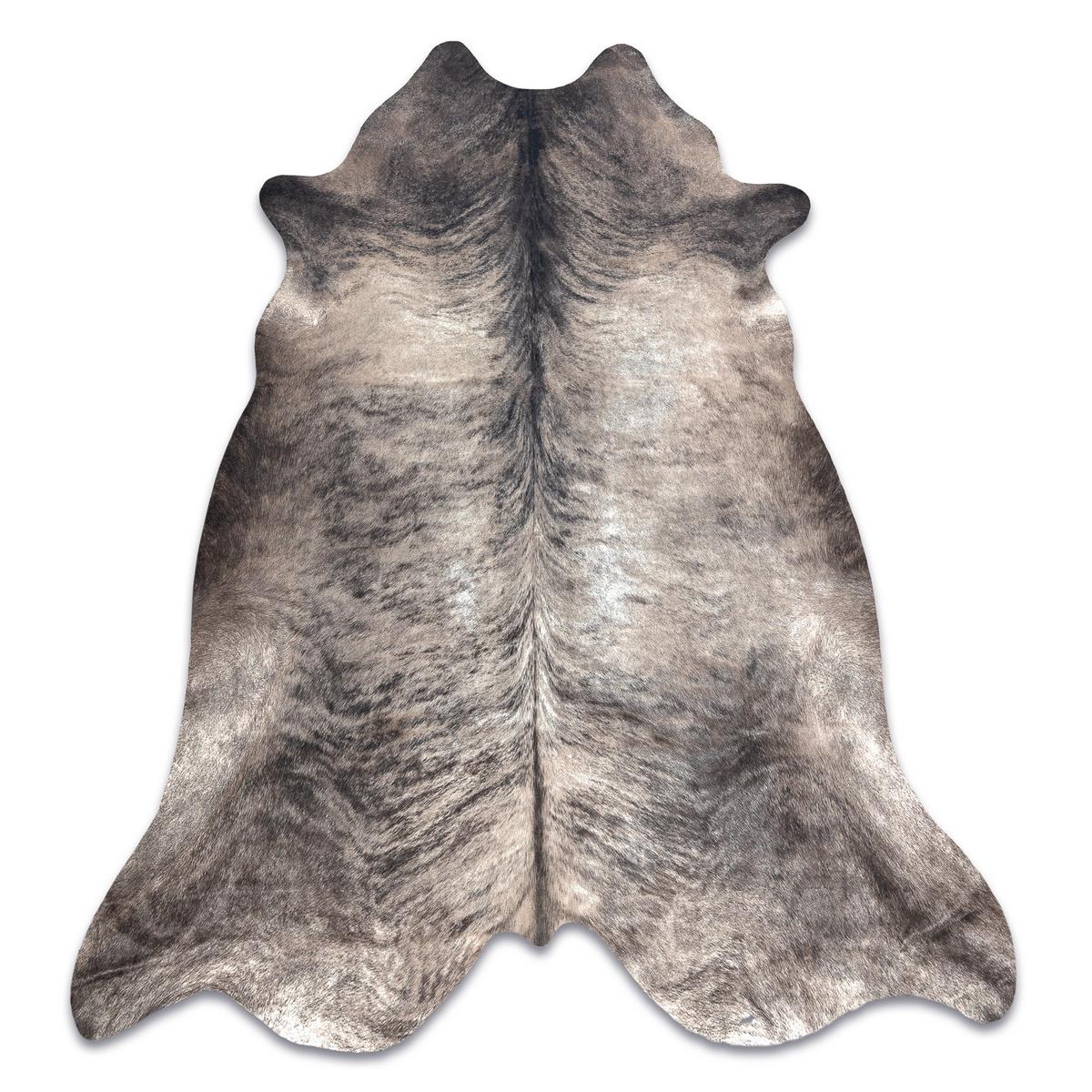TEPPICH Künstliches Rindsleder 100/150 cm - Grau, Textil (100/150cm) - rugsX