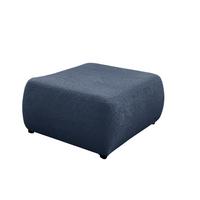 POLSTERHOCKER Anike In Now Or Never - Dunkelblau, Holzwerkstoff/Textil (98/42/66cm) - Fun Möbel