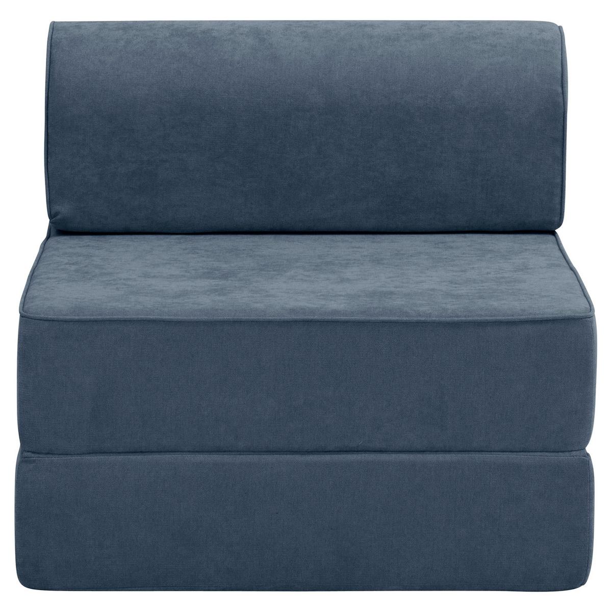 FALTSESSEL Katusha Flachgewebe blau - Blau, Kunststoff (80/71/80cm) - 58aufmkessel