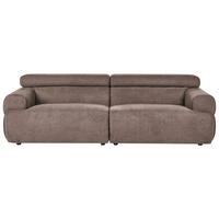 3-SITZER-SOFA Stoff Braun Hovden - Braun, Textil (210/69/95cm) - Beliani