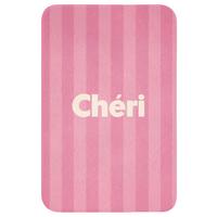 WC-VORLEGER Gestreift - Rosa - Chéri WC Teppich 40x60 cm - Pink, Textil (40/1cm) - OnlyWow