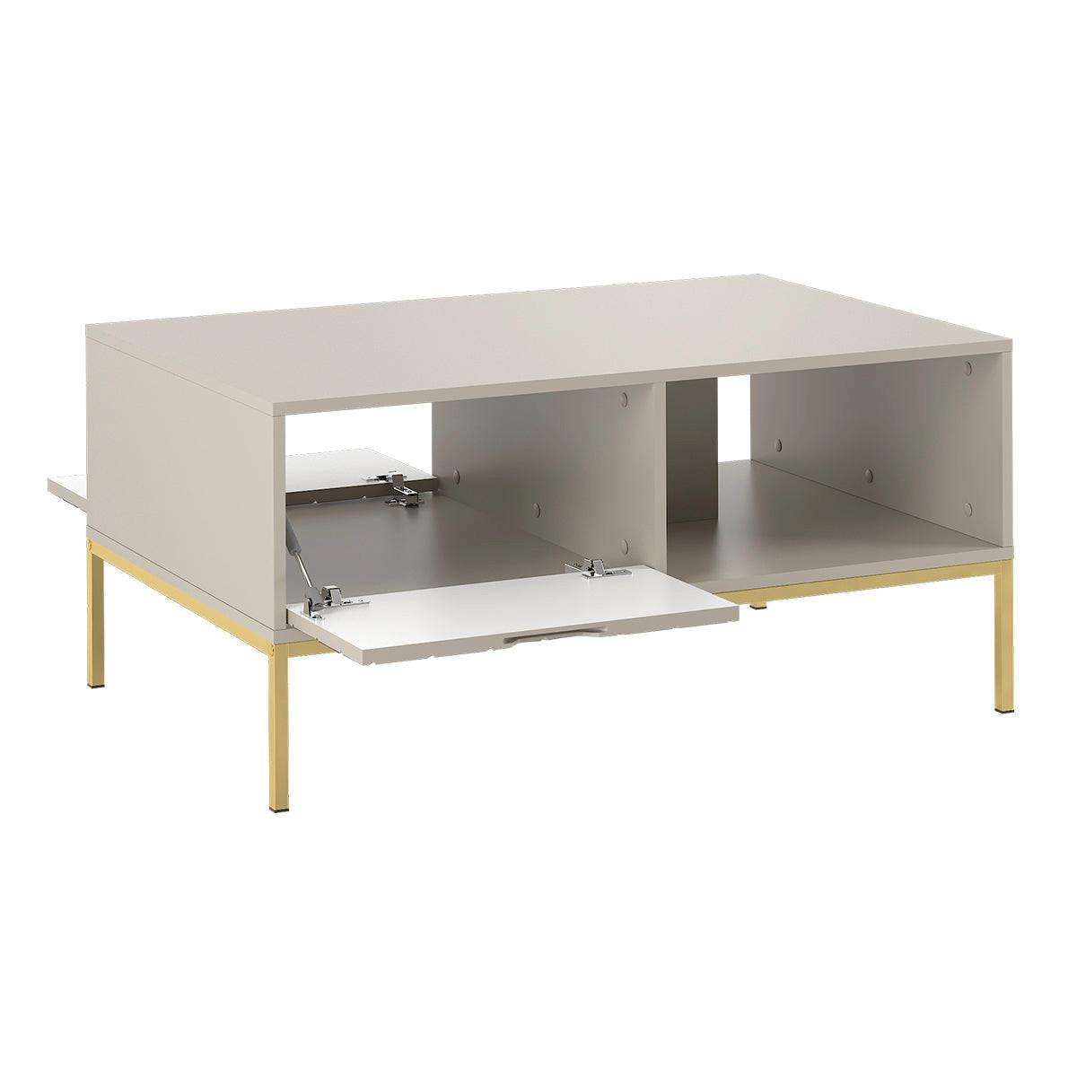COUCHTISCH Daria Kaschmir - Kaschmir, Holzwerkstoff (68/104/69cm) - Petits-meubles