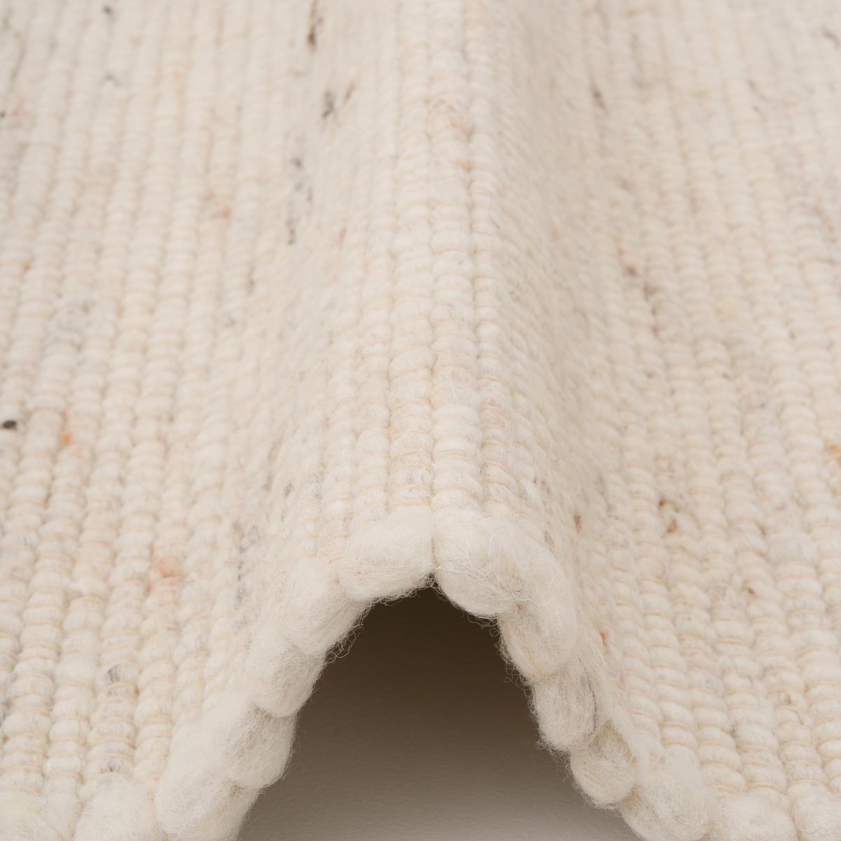 NATUR TEPPICH LÄUFER WOLLE ALASKA MELIERT - Beige, Textil (70/240cm) - Pergamon
